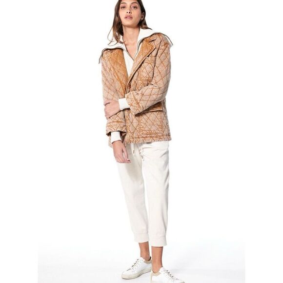 Anthropologie Young Fabulous & Broke Walker Quilted Shacket - Picture 6 of 14